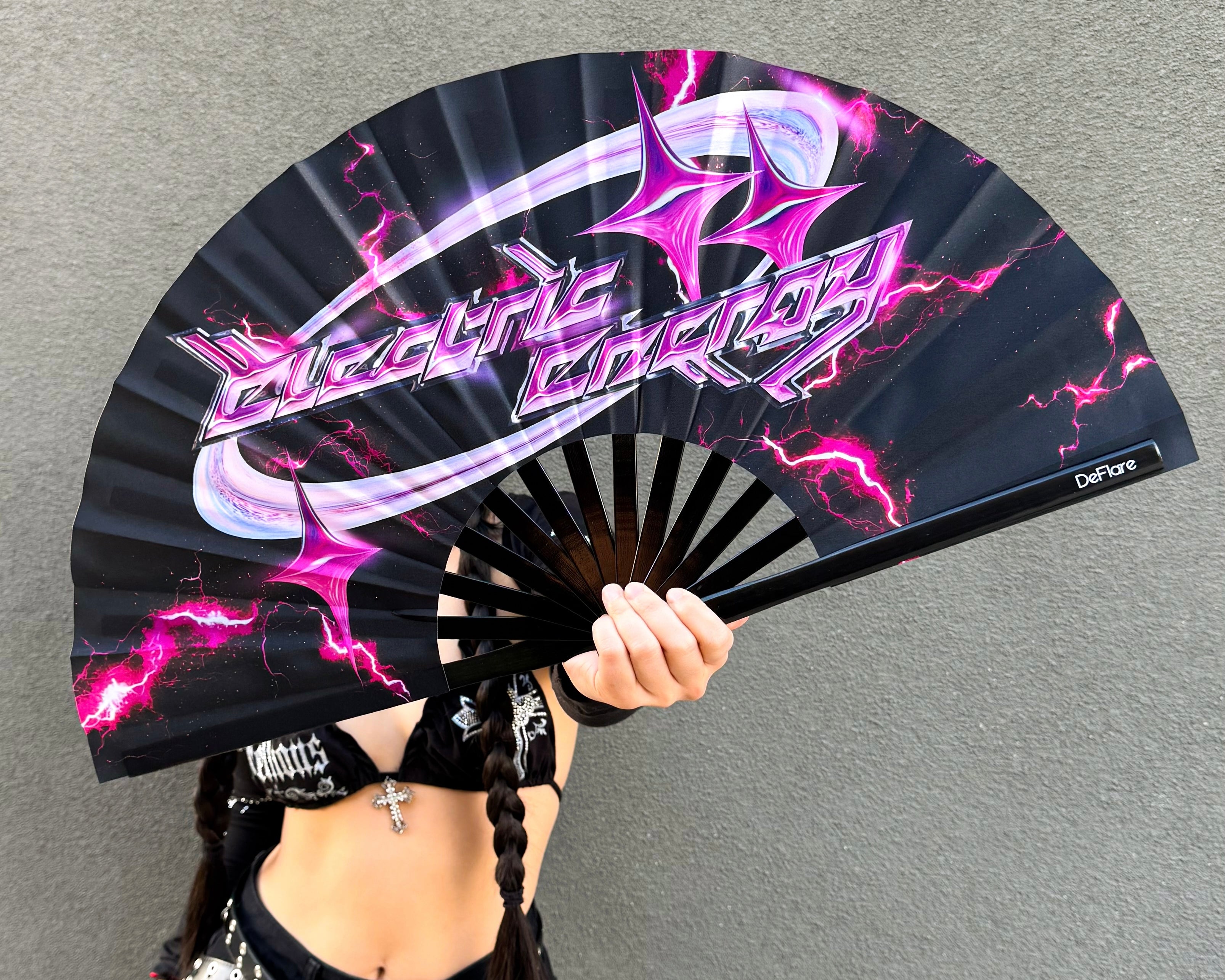 Electric Energy Rave Fan with Model