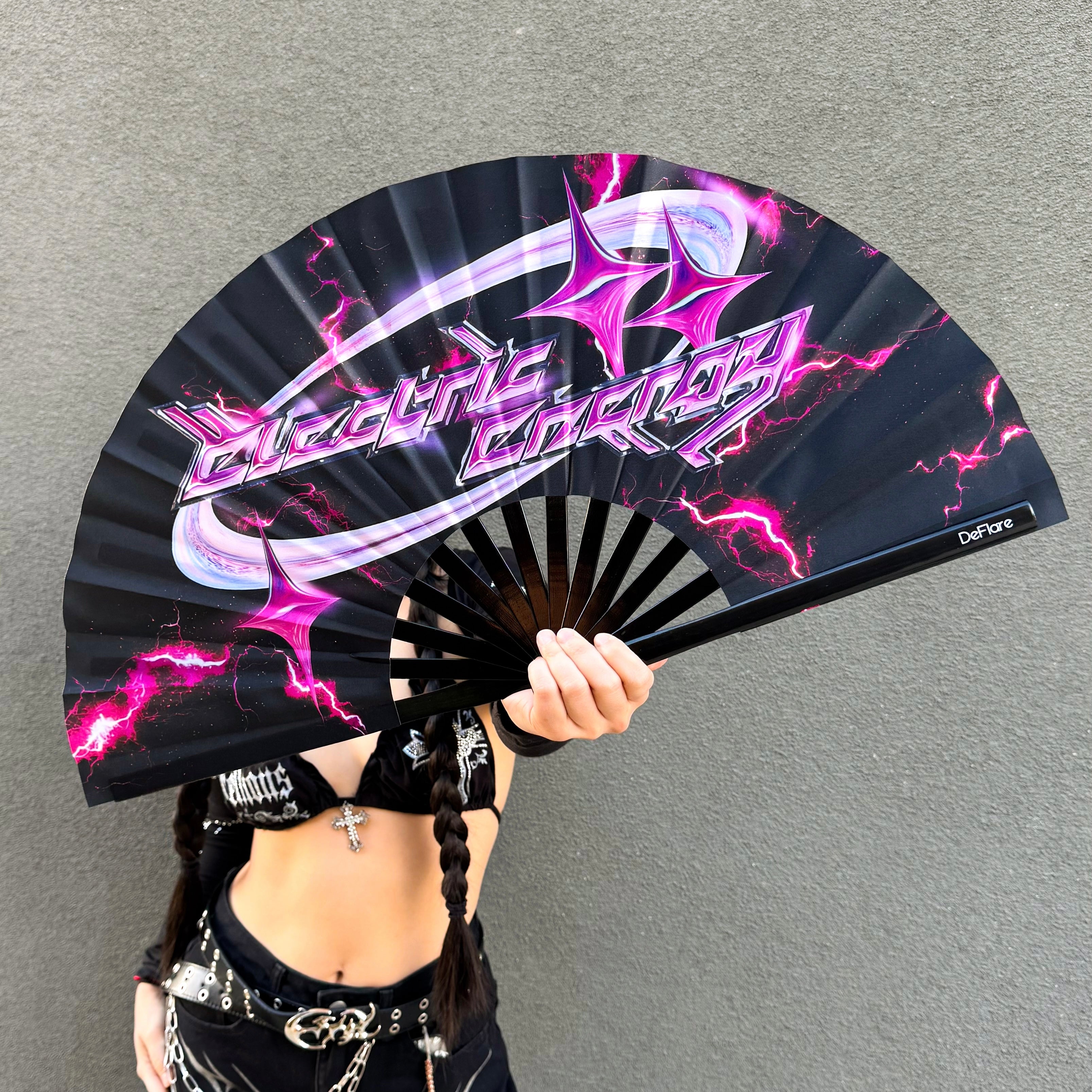 Electric Energy Rave Fan with Model