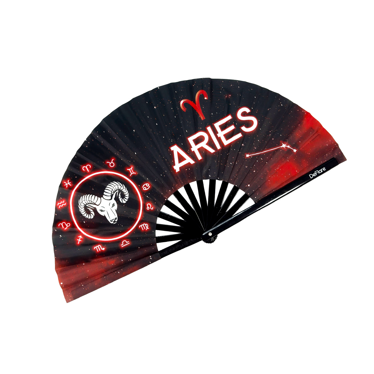 Cosmic Zodiac Fan - Aries