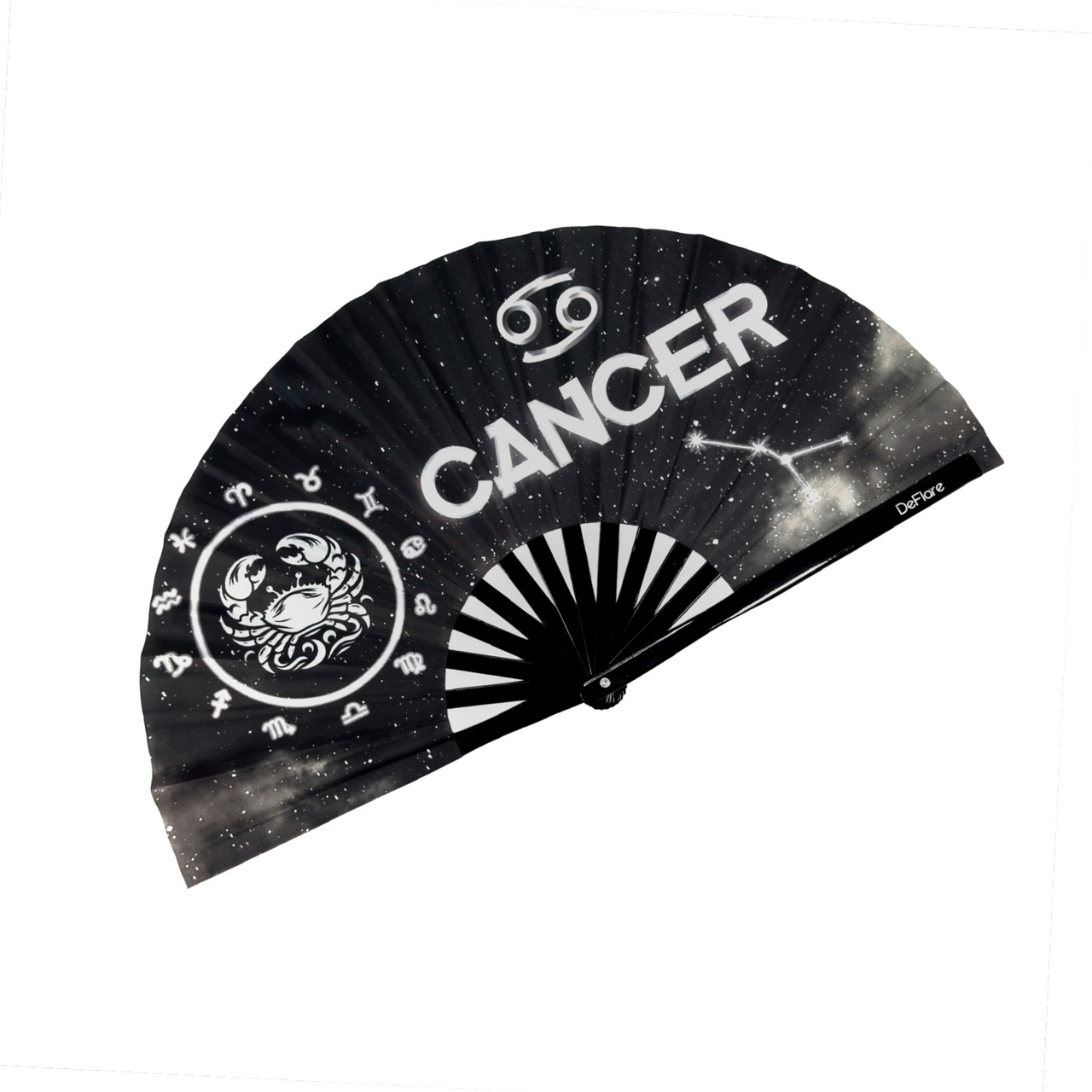 Cosmic Zodiac Fan - Cancer