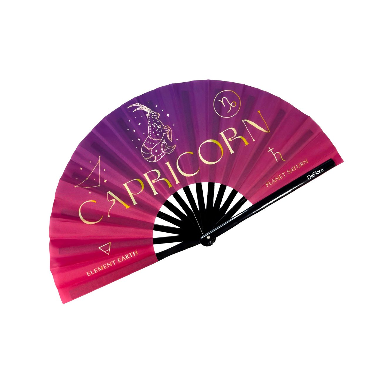 Celestial Zodiac Fan - Capricorn