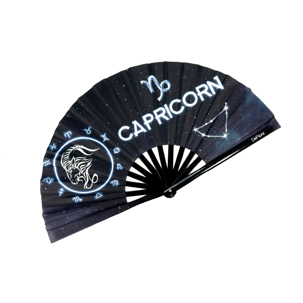 Cosmic Zodiac Fan - Capricorn