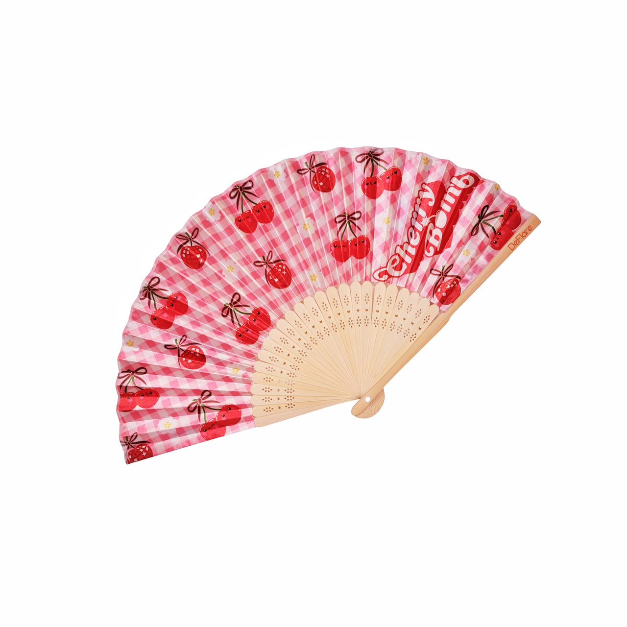 Cherry Bomb Mini Rave Fan