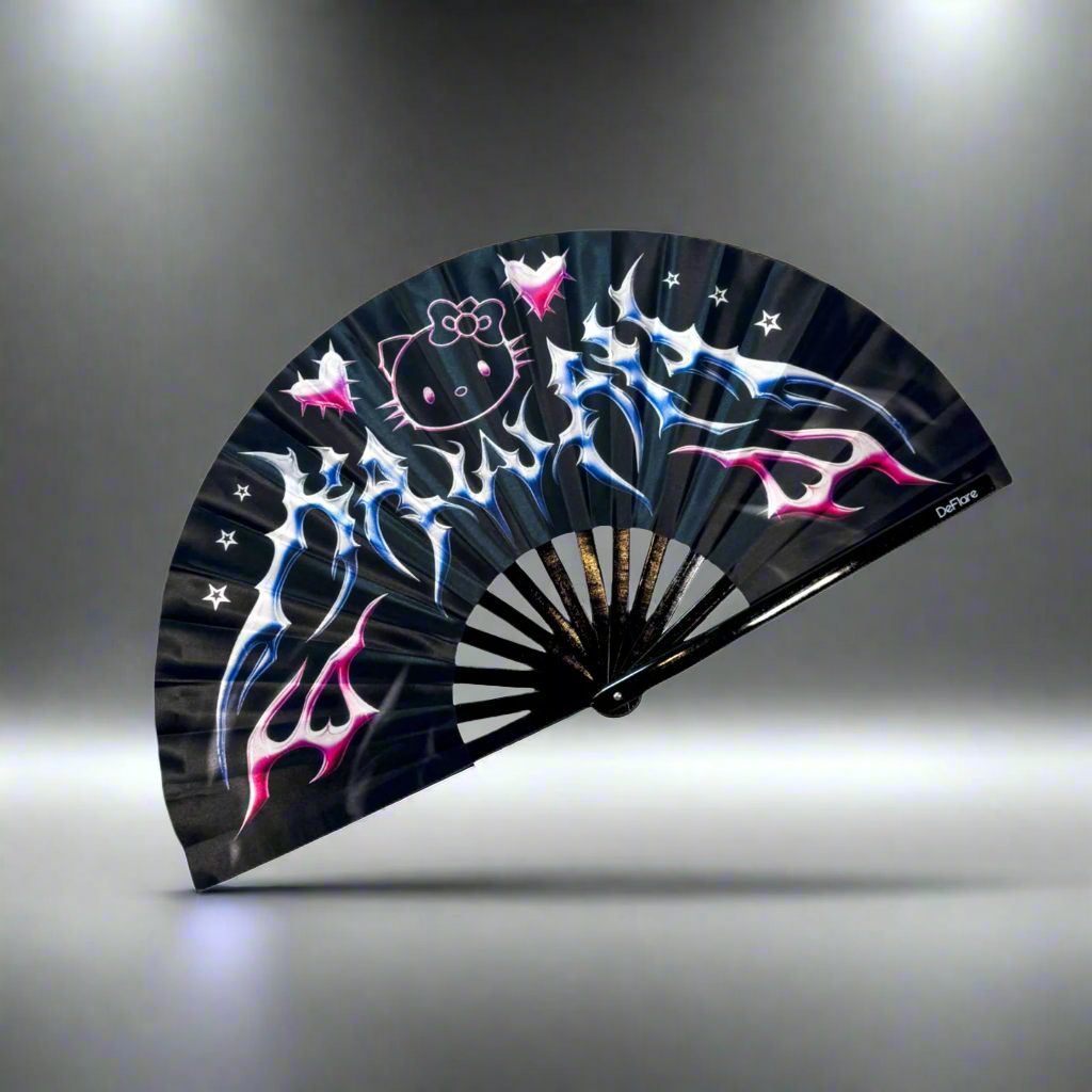 Chrome Kitty Rave Fan