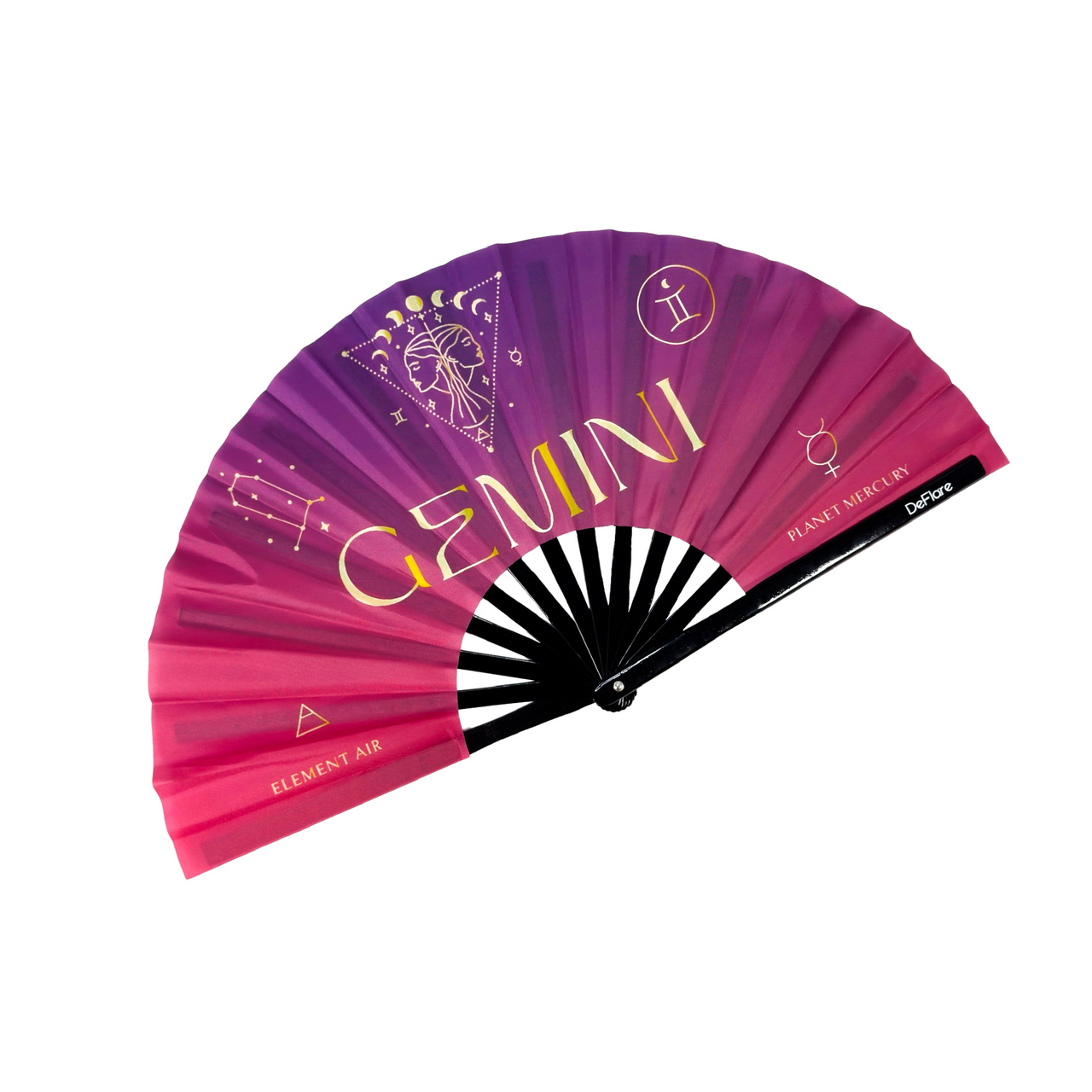 Celestial Zodiac Fan - Gemini