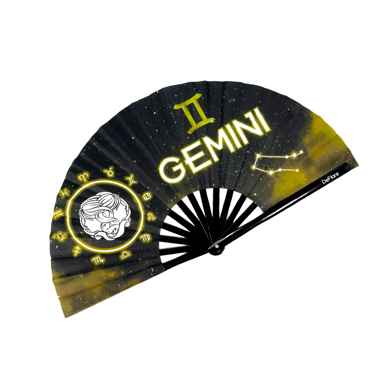Cosmic Zodiac Fan - Gemini