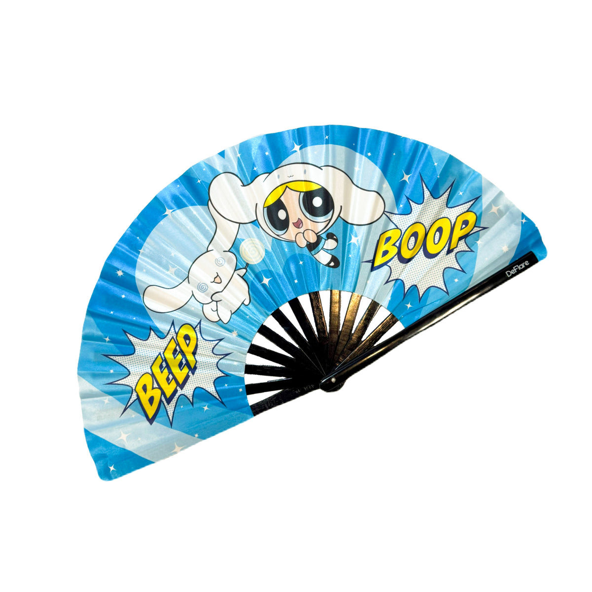 DeFlare™ | Kawaii Bubbles Rave Fan | High Quality Hand Fans