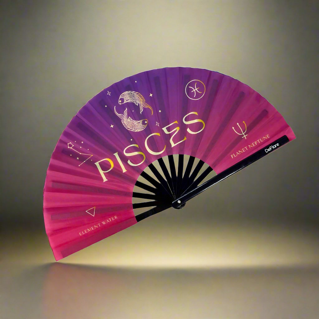Celestial Zodiac Fan - Pisces