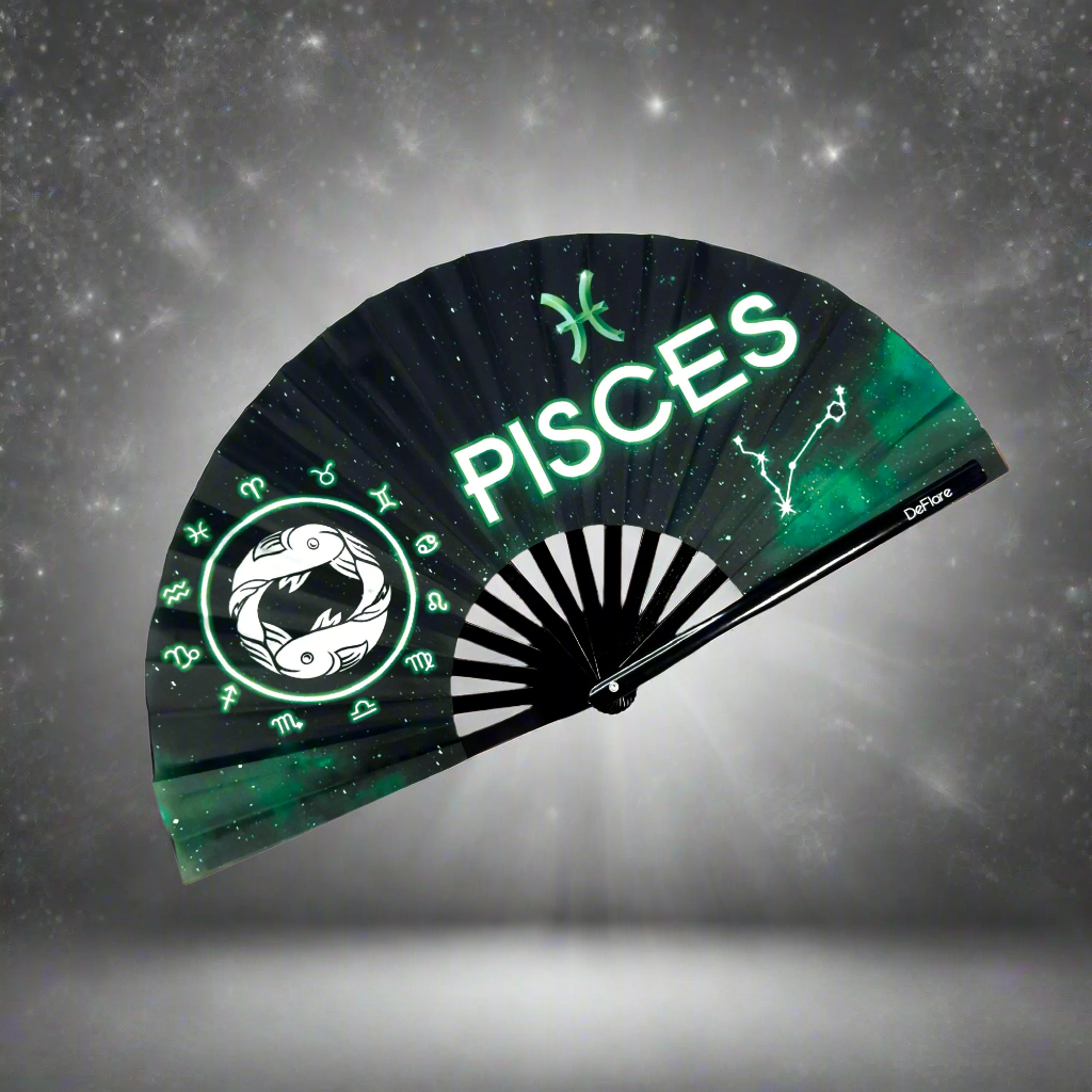 Cosmic Zodiac Fan - Pisces