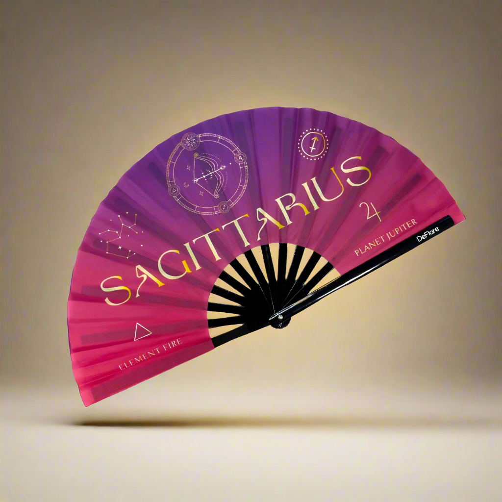 Celestial Zodiac Fan - Sagittarius
