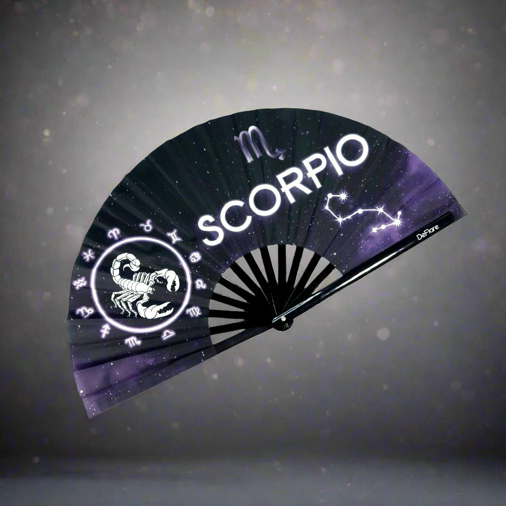 Cosmic Zodiac Fan - Scorpio
