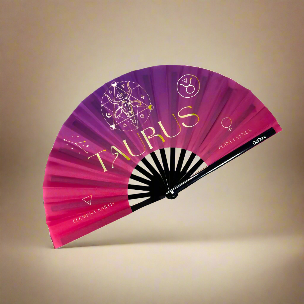 Celestial Zodiac Fan - Taurus