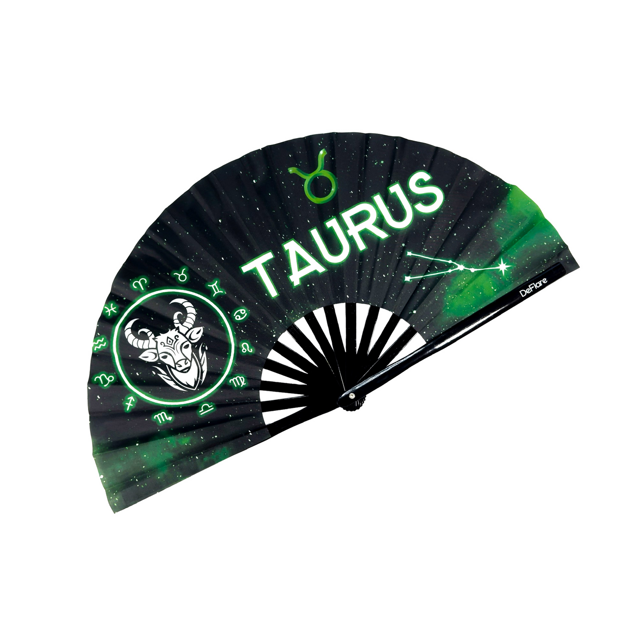 Cosmic Zodiac Fan - Taurus