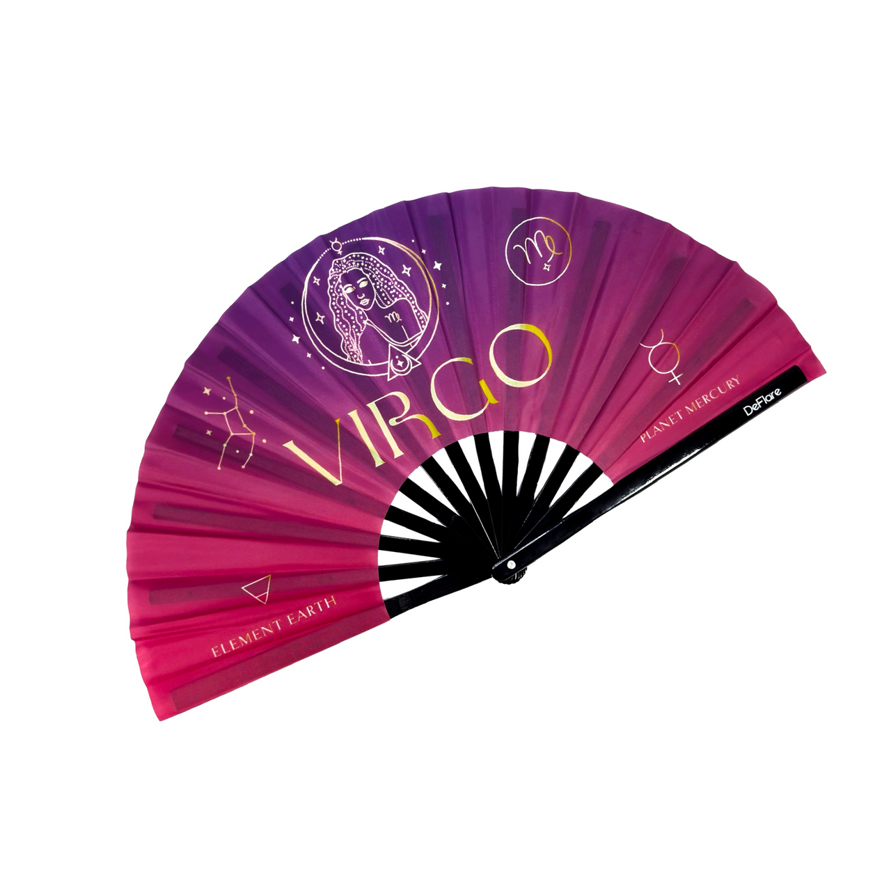 Celestial Zodiac Fan - Virgo