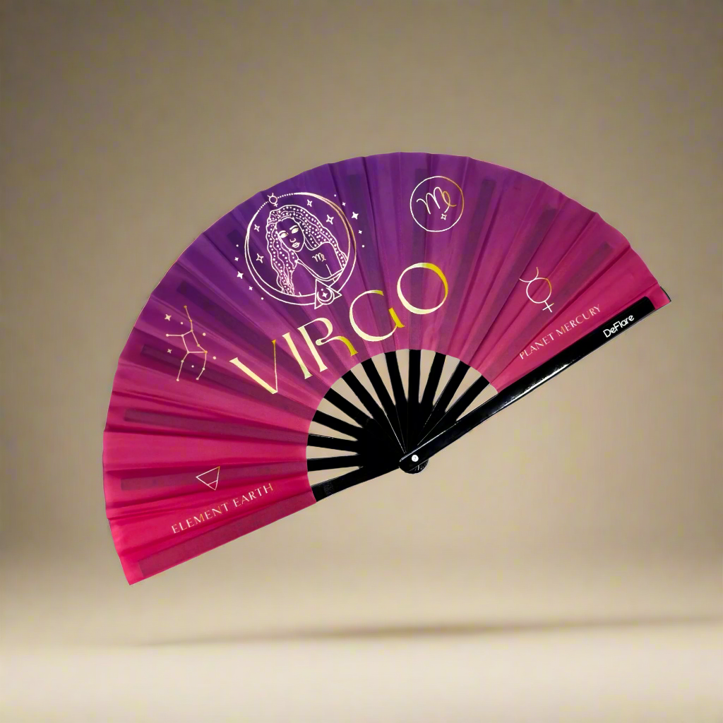 Celestial Zodiac Fan - Virgo