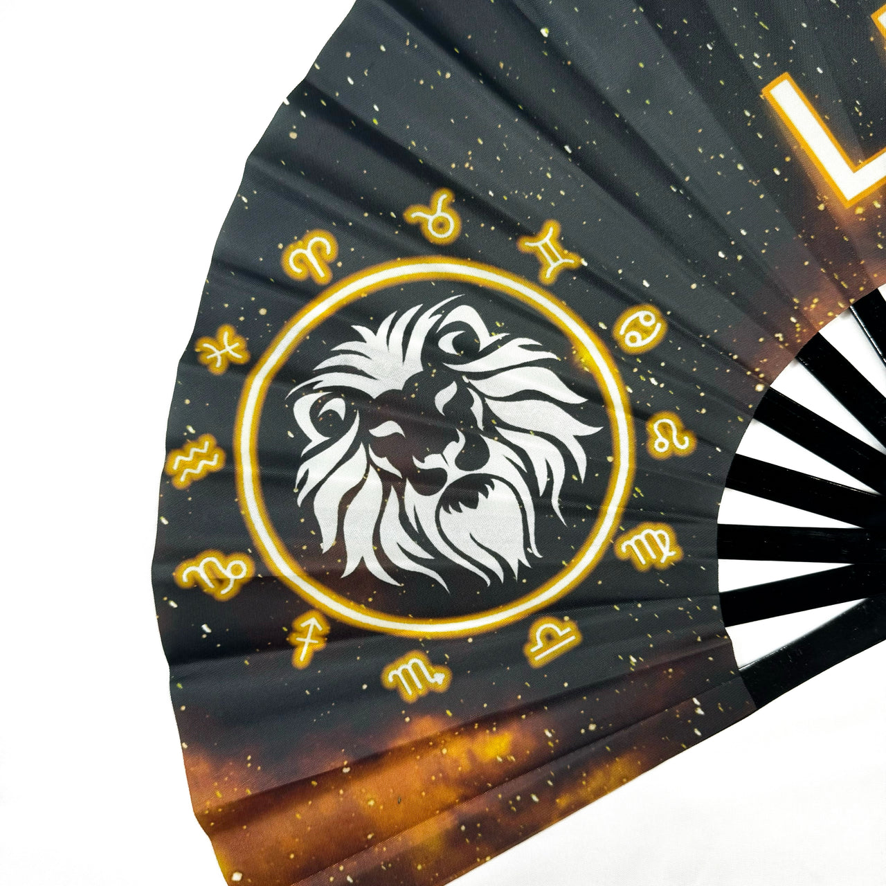 Cosmic Zodiac Fan - Leo
