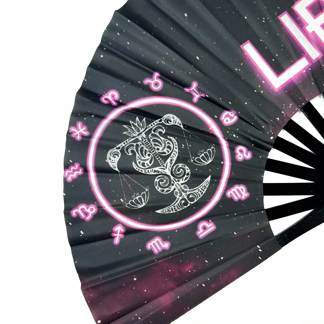 Cosmic Zodiac Fan - Libra